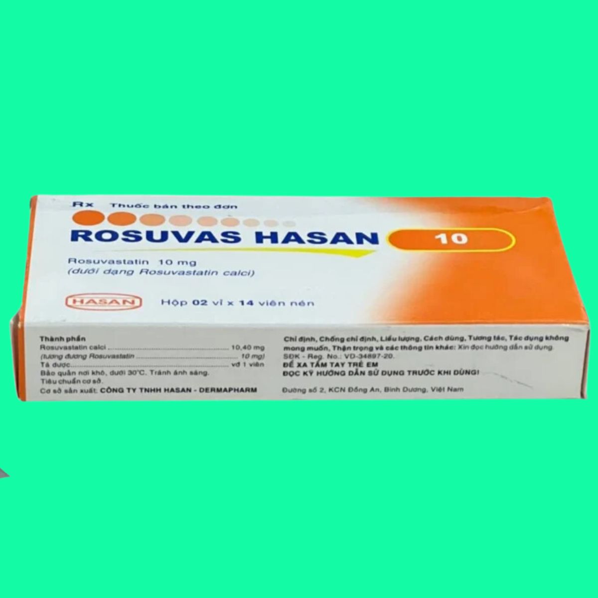 Rosuvas-Hasan-10 (3) Thuốc Rosuvas Hasan 10 có tác dụng gì?