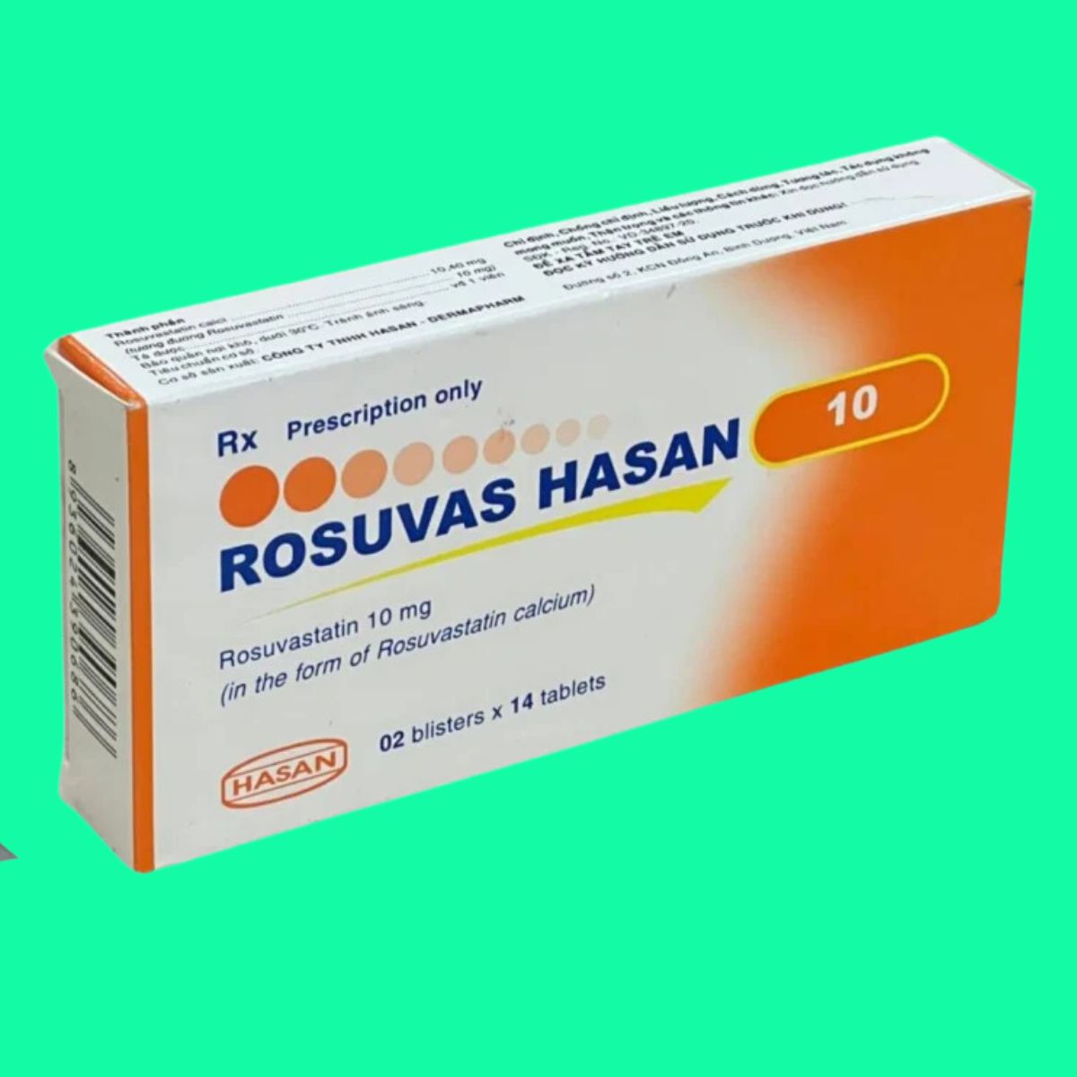 Rosuvas-Hasan-10 (5) Thuốc Rosuvas Hasan 10 có tác dụng gì?