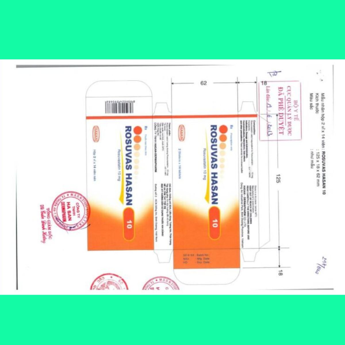 Rosuvas-Hasan-10 (9) Thuốc Rosuvas Hasan 10 có tác dụng gì?