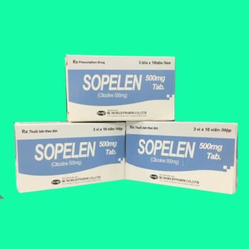 Sopelen Tab. 500mg 10 Thuốc Sopelen có tác dụng gì?