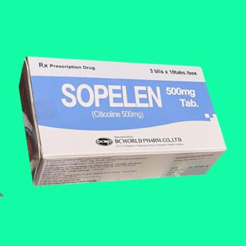 Sopelen Tab. 500mg 3 Thuốc Sopelen có tác dụng gì?