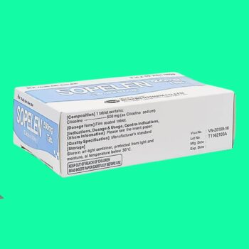 Sopelen Tab. 500mg 5 Thuốc Sopelen có tác dụng gì?