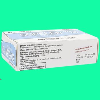 Sopelen Tab. 500mg 6 Thuốc Sopelen có tác dụng gì?