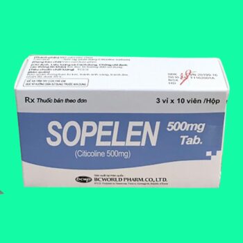 Sopelen Tab. 500mg 8 Thuốc Sopelen có tác dụng gì?