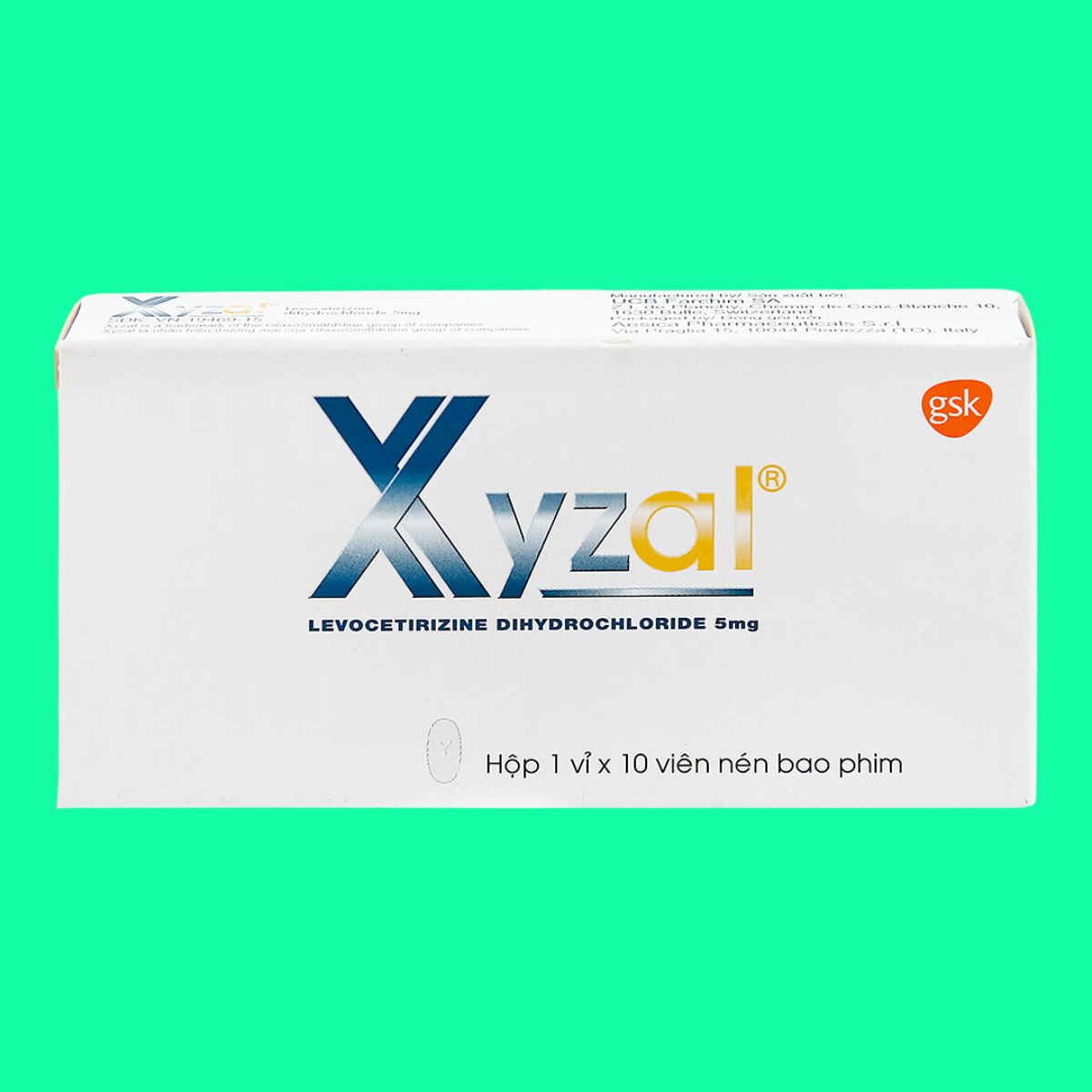 Xyzal (1) Xyzal chống dị ứng