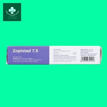 Zopistad 7.5 6 Thuốc Zopistad 7.5 mua ở đâu