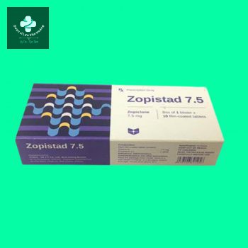 Zopistad 7.5 2 Giá thuốc Zopistad 7.5 bao nhiêu