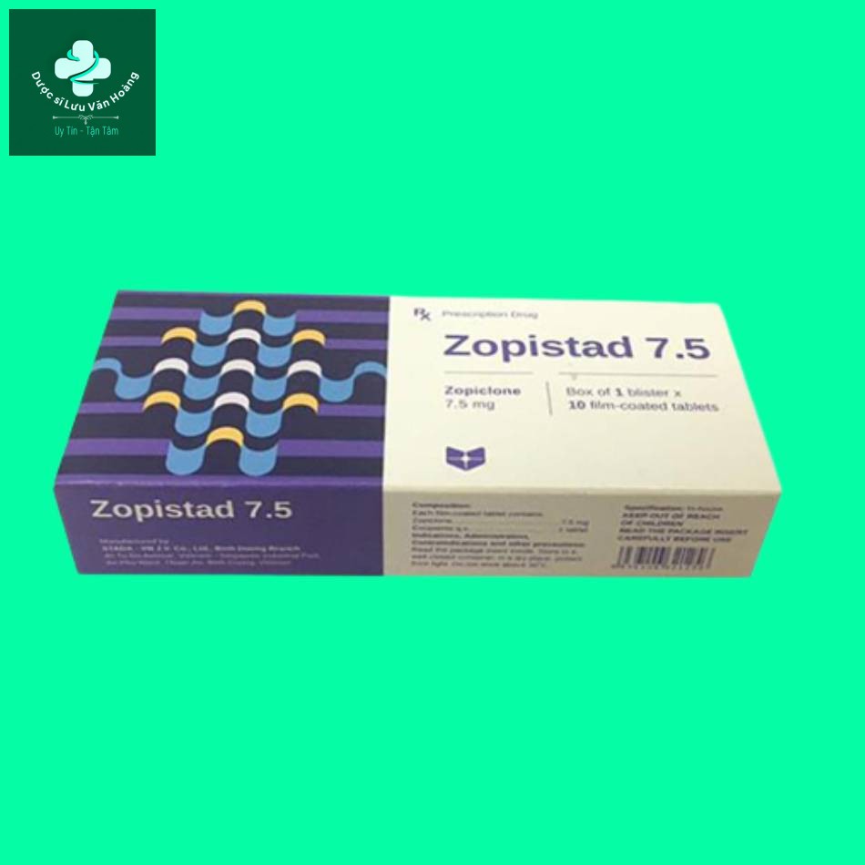 Zopistad-7.5-5 Giá thuốc Zopistad 7.5 bao nhiêu