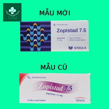 Phân biệt thuốc Zopistad 7.5 mẫu mới và cũ