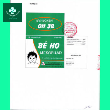 Bé ho Mekophar 12 Thuốc Bé ho Mekophar