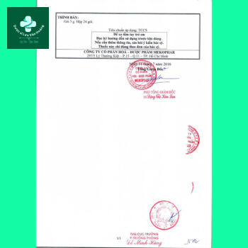 Bé ho Mekophar 17 Thuốc Bé ho Mekophar