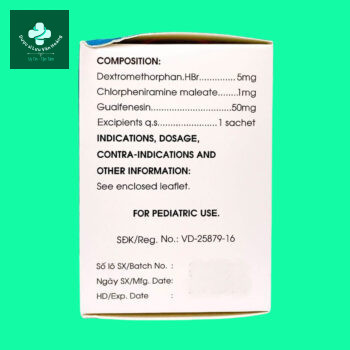 Bé ho Mekophar 8 Thuốc Bé ho Mekophar