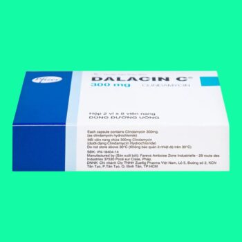 Thuốc Dalacin C 300mg Pfizer điều trị nhiễm khuẩn (2 vỉ x 8 viên) 1 Thuốc Dalacin C có tác dụng gì?