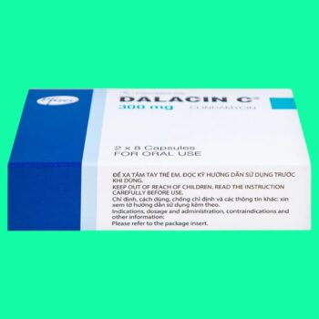 Thuốc Dalacin C 300mg Pfizer điều trị nhiễm khuẩn (2 vỉ x 8 viên) 3 Thuốc Dalacin C có tác dụng gì?
