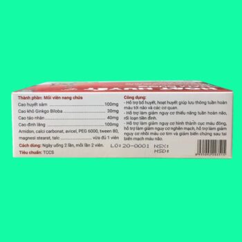 Hoạt Huyết Nam Dược 3 Hoạt Huyết Nam Dược có tác dụng gì?