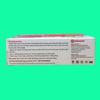 Hoạt Huyết Nam Dược 4 Hoạt Huyết Nam Dược có tác dụng gì?