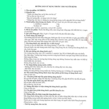 Ocehepa 12 Thuốc Ocehepa