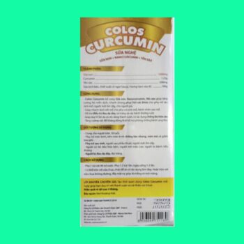 Colos Curcumin 4 Sữa Colos Curcumin