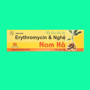 Erythromycin & Nghệ Nam Hà