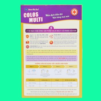 Mama Sữa Non Colos Multi Pedia tăng cường sức khỏe cho trẻ