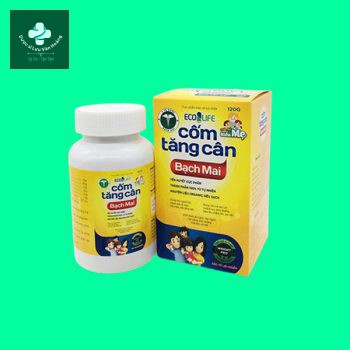 Dạng đóng gói sản phẩm Cốm tăng cân Bạch Mai
