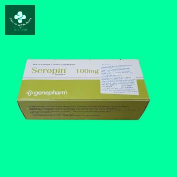 Seropin 100 3 Mặt dưới hộp thuốc Seropin 100
