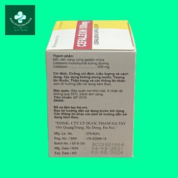Thông tin sản phẩm Cefalexin Capsules