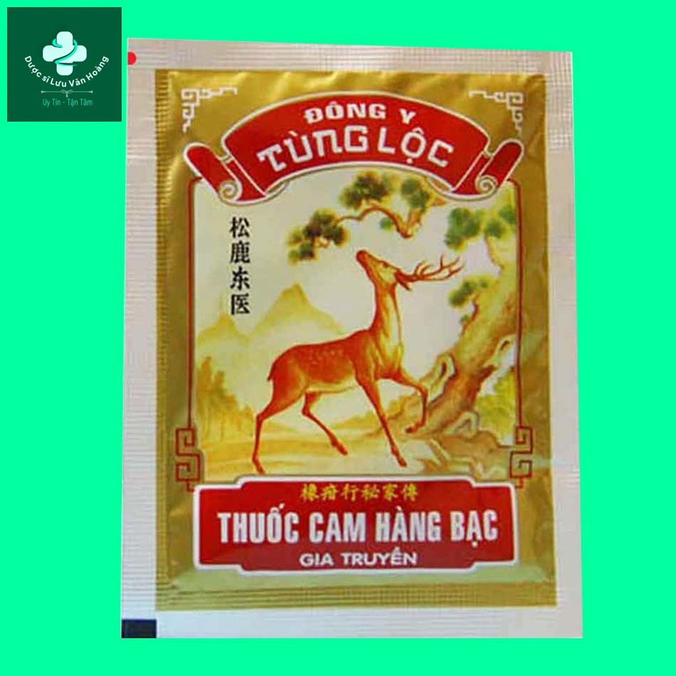 Cam Hàng Bạc Tùng Lộc 4 Gói thuốc Cam Hàng Bạc Tùng Lộc