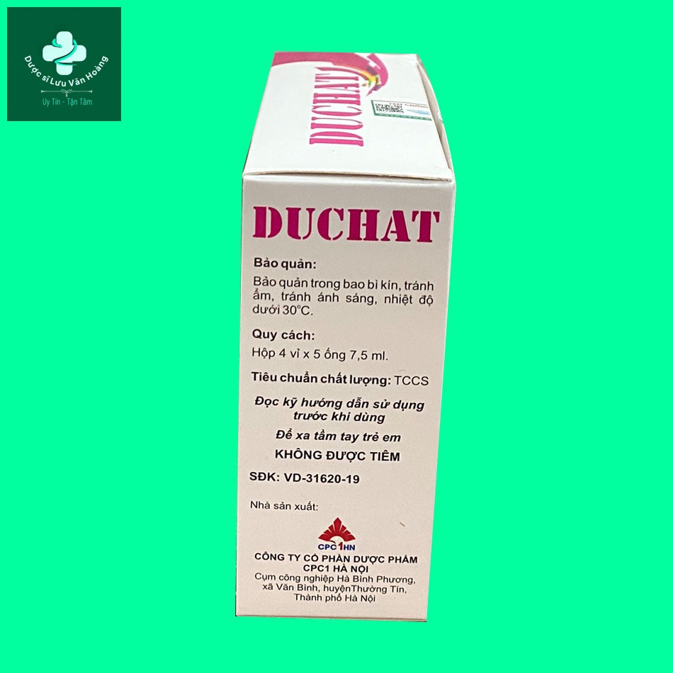 Duchat 7.5ml 7 Hộp thuốc Duchat 7.5ml
