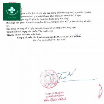 Hướng dẫn sử dụng thuốc Arthroease 1500