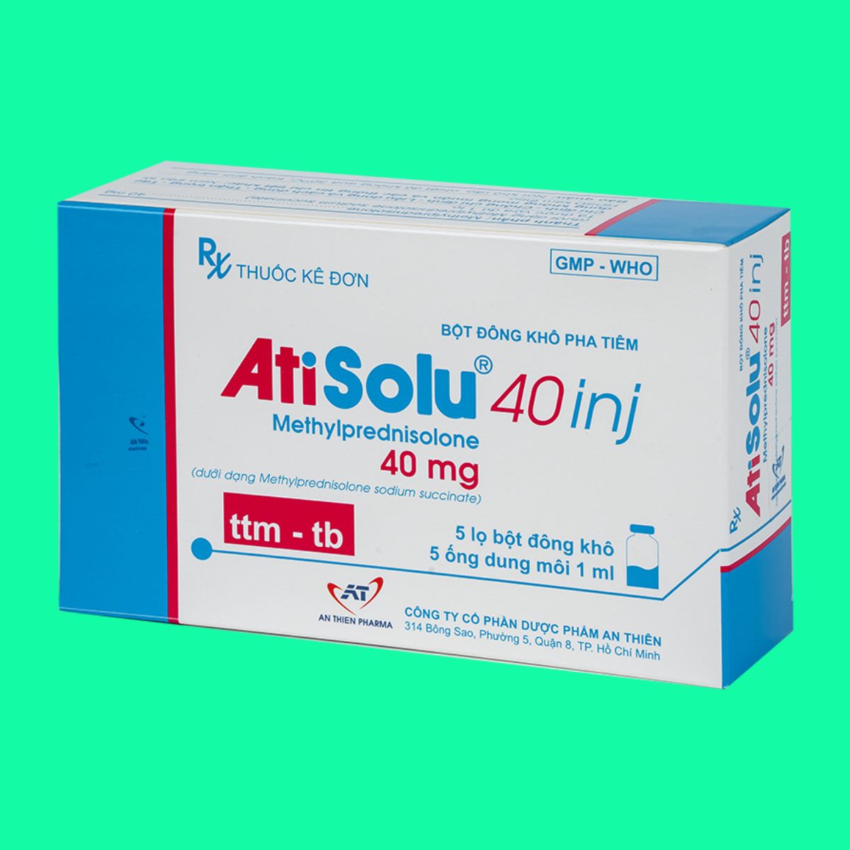 Atisolu 40 inj (1) Atisolu 40 inj chống viêm và ức chế miễn dịch