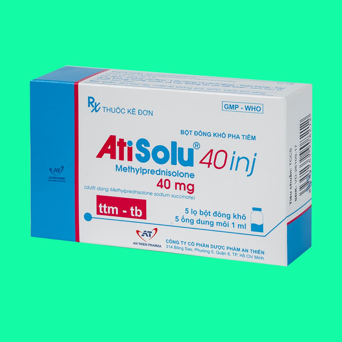 Atisolu 40 inj (2) Atisolu 40 inj chống viêm và ức chế miễn dịch