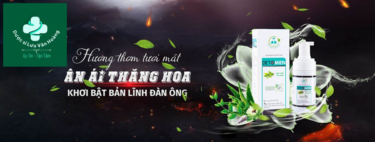Dung dịch vệ sinh nam Detomen 18 Dung dịch vệ sinh nam Detomen X1