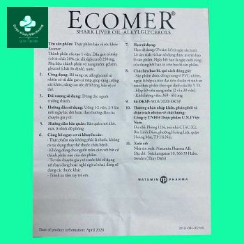 Ecomer 60 viên 6 ecomer 6