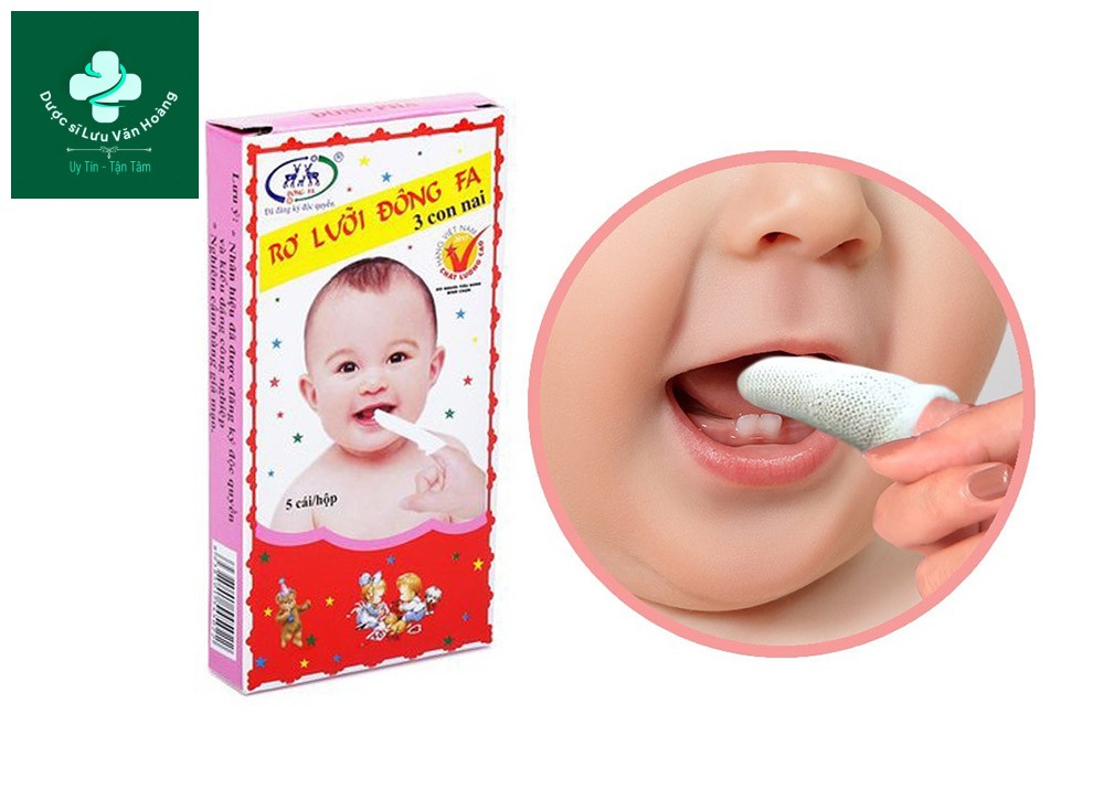 Gạc rơ lưỡi khô cho bé Đông Fa 3 Con Nai
