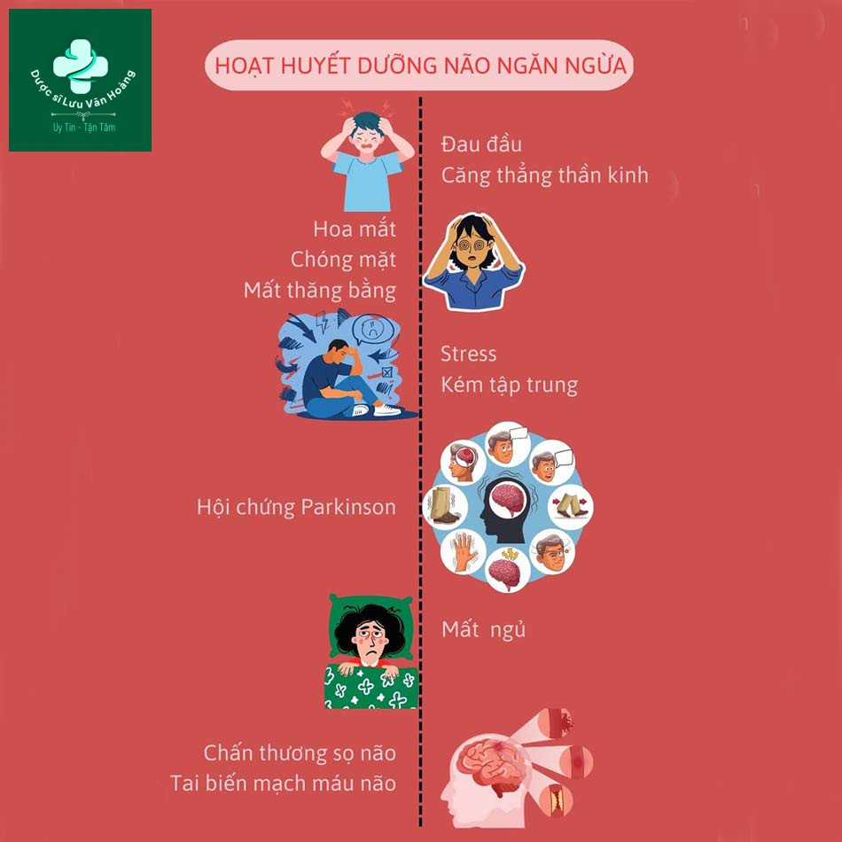 Công dụng tuyệt vời của Hoạt huyết dưỡng não