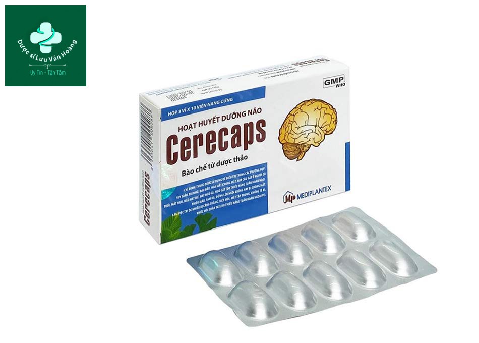 Hoạt huyết dưỡng não Cerecaps 