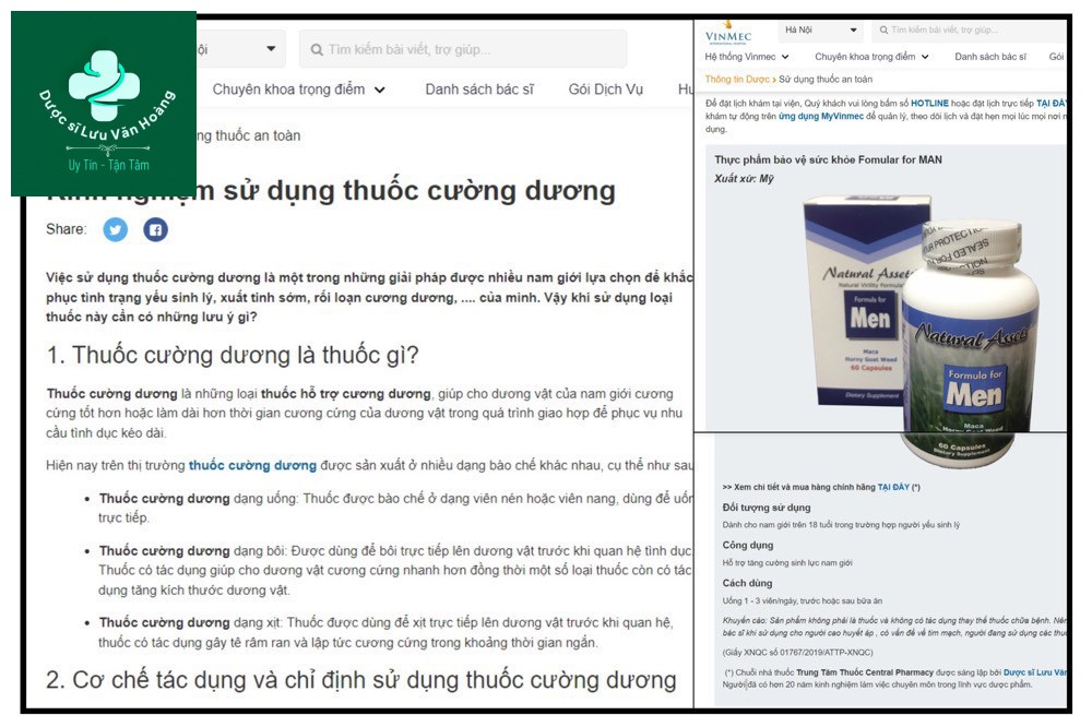 Forluman For Men được Vimec khuyên dùng
