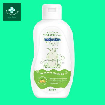 Nước tắm gội thảo dược cho bé Kutieskin 6 nuoc tam goi thao duoc cho be kutieskin 1