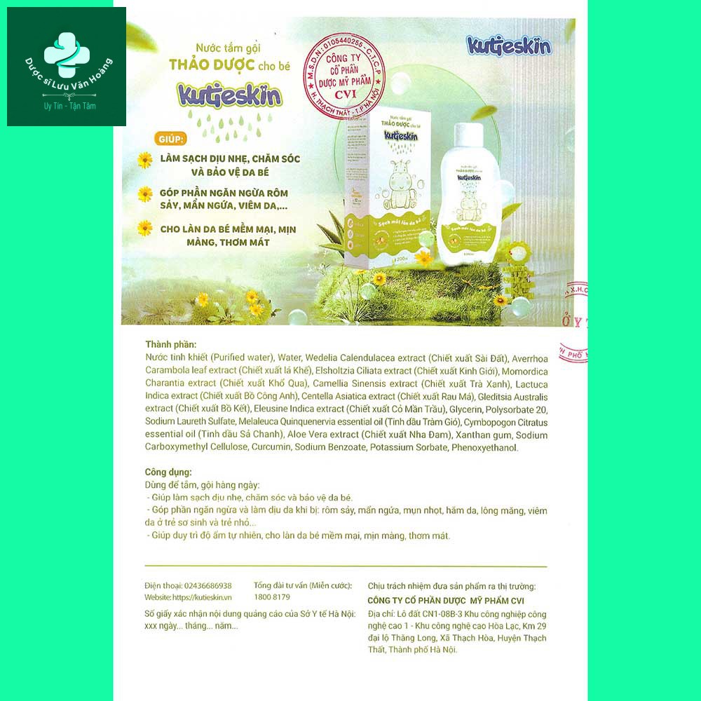 Full page photo nuoc tam goi thao duoc cho be kutieskin 3