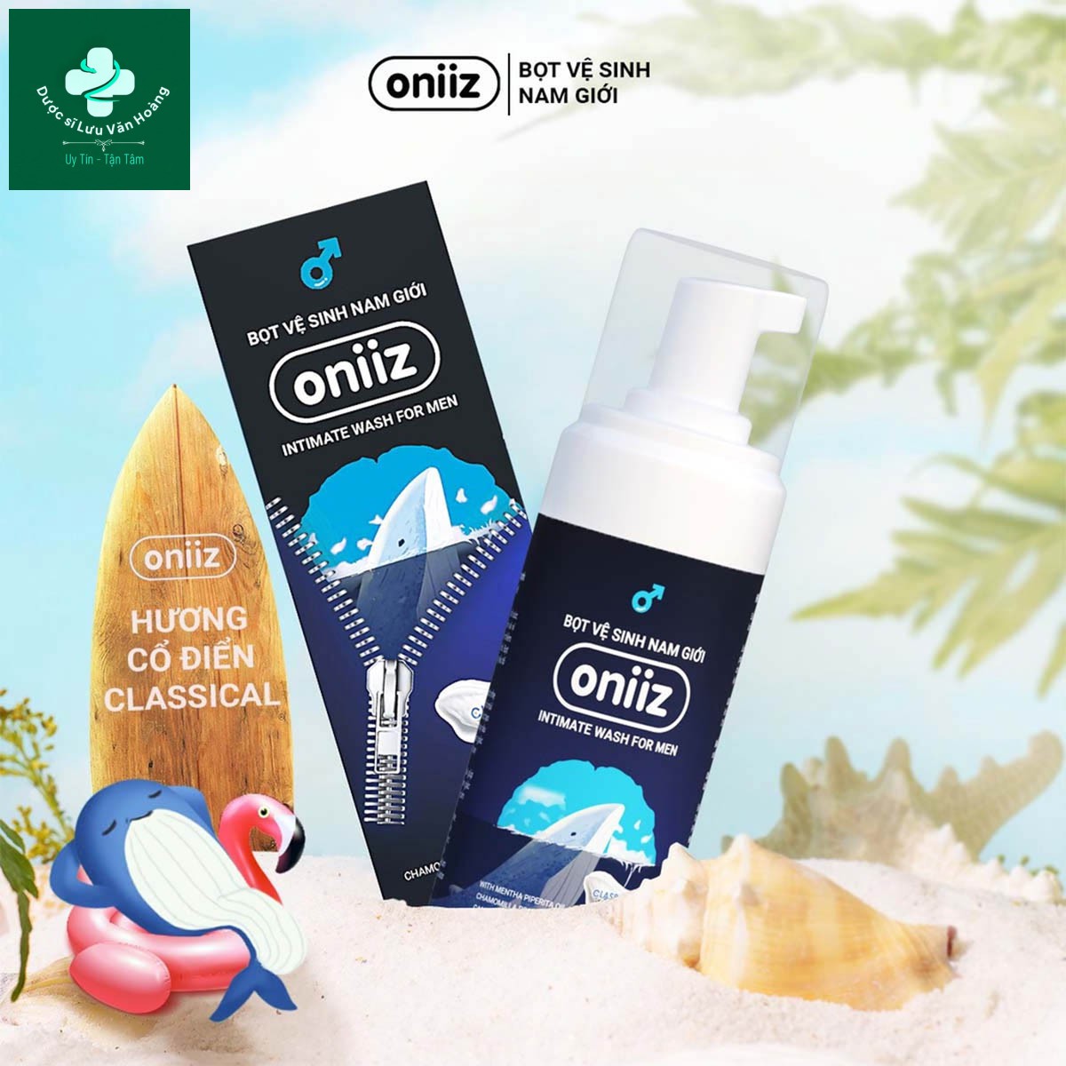 Bọt vệ sinh nam giới Oniiz Classical hương cổ điển