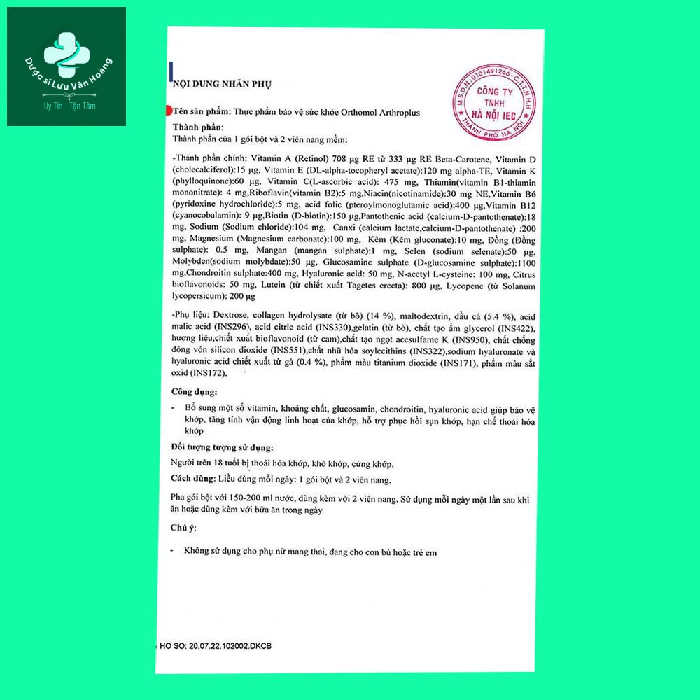 orthomol-arthroplus-97 orthomol arthroplus 97