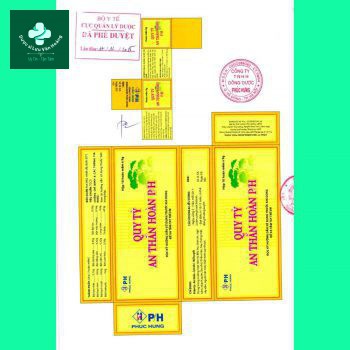 Quy tỳ an thần hoàn P/H 8 quy ty an than hoan 8