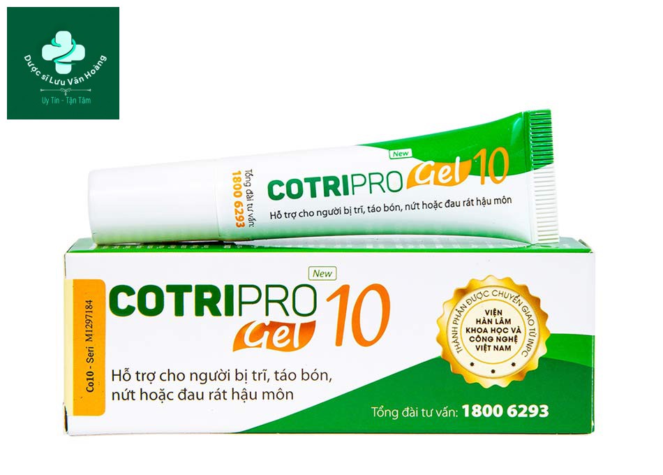 Cotripro Gel - Gel bôi làm co búi trĩ