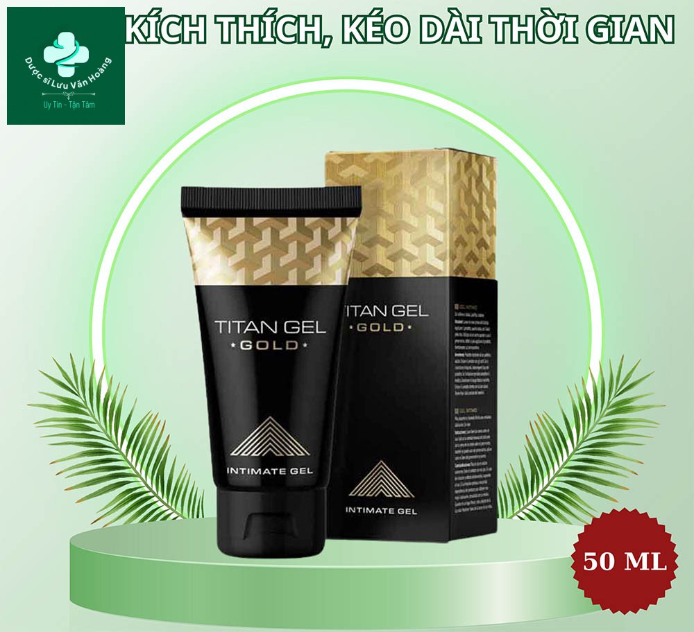 Thuốc bôi kéo dài thời gian quan hệ cho nam Titan Gel Gold