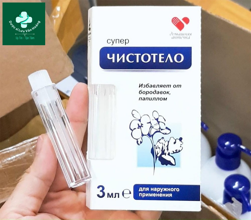 Gel bôi Dvelinil - Thuốc trị mụn cóc xuất xứ Nga
