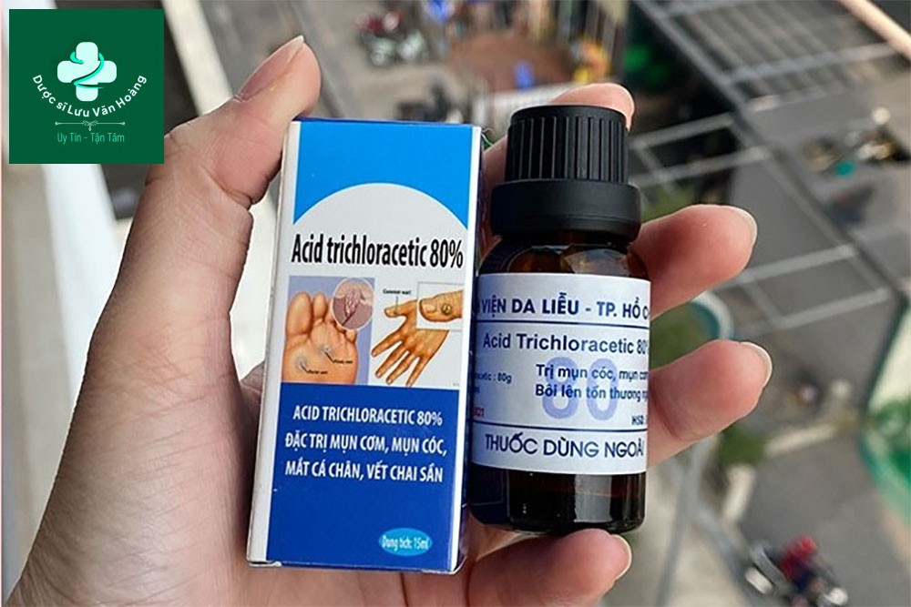 Thuốc bôi Acid Trichloracetic trị mụn cóc mang lại hiệu quả rất nhanh chóng
