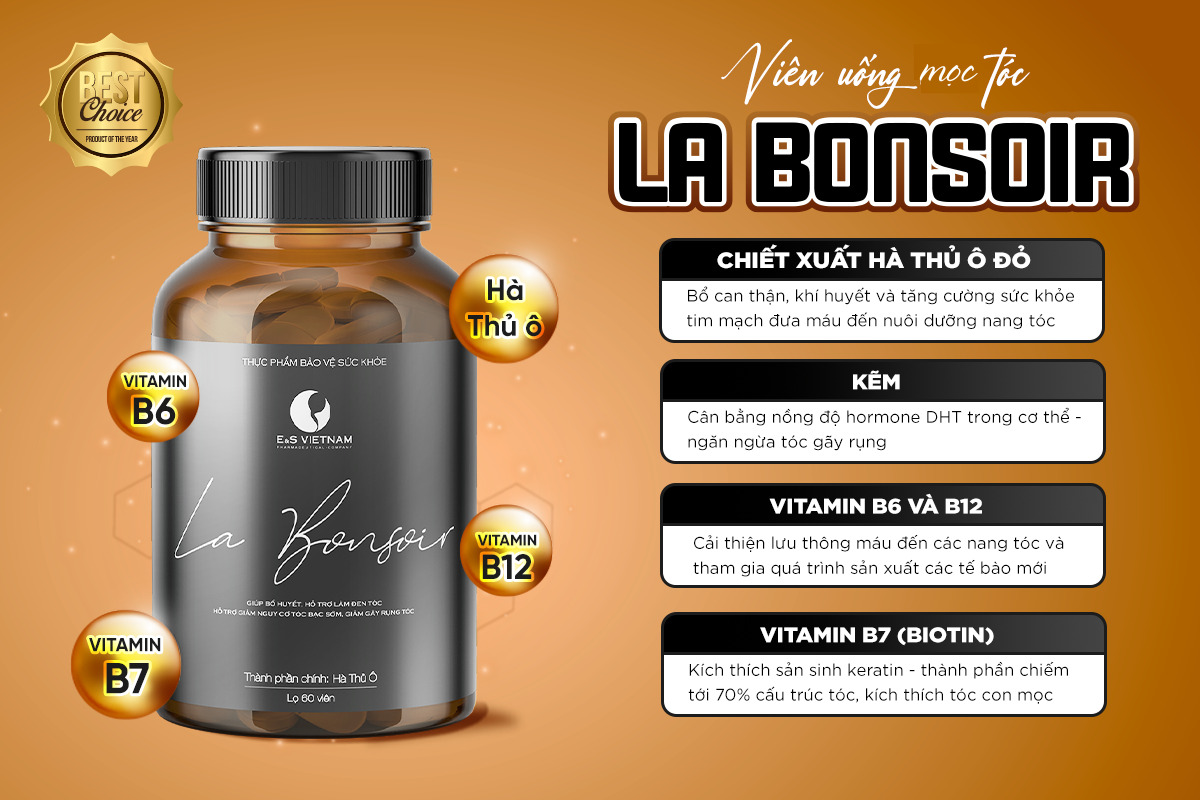 Viên uống mọc tóc La Bonsoir