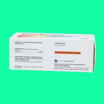Thuốc Yanbiwa 25mg