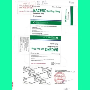 Thuốc Bacero soft cap 20mg